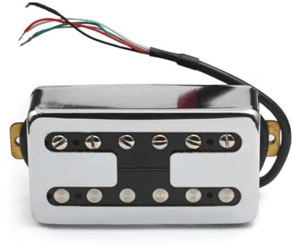 Junterone Micrófono Caballete para Guitarra Eléctrica, Micrófono Caballete de Seis Cuerdas, Accesorios de Guitarra