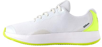 Wilson Damen Intrigue LITE Tennisschuh, White/Safety Yellow/Navy Blazer, 37 1/3 EU