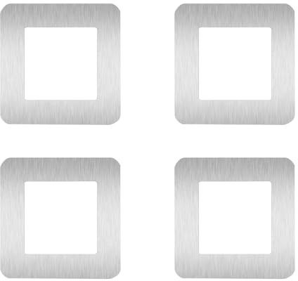 4 Pièces Plaques de Protection pour Interrupteur, Plaques de Couverture D'interrupteur de Lumière, Couvercles D'interrupteur de Lumière Unique, pour la Décoration de la Maison