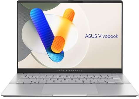 ASUS Vivobook S 14 OLED OLED M5406NA-QD162W - Ordenador Portátil 14 WUXGA (AMD Ryzen 5 7535HS, 16GB RAM, 512GB SSD, Radeon 660M, Windows 11 Home) Plata Fría - Teclado QWERTY español
