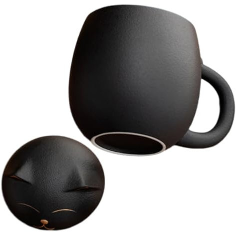 OFFSCH Keramikbecher Mit Filter 400 Ml Mit Deckel Langlebiger Milchbecher Teetasse Für Zuhause Und Büro