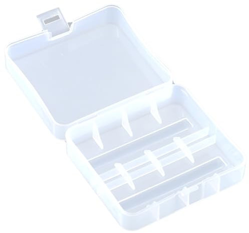 MICFENY Praktische Batterie-Aufbewahrungsbox für 26650-Batterien, sichern und organisieren Sie Batterien mit dieser Aufbewahrungsbox