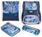Herlitz Schulranzen Set 4-teilig Loop Tech Mech Blau 17 L Ergonomischer Tornister mit geringem Gewicht 1. Klasse Junge Mädchen Kinder