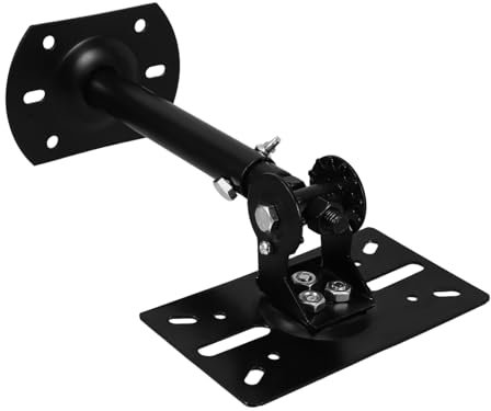 HEATSHAKING Heavy Duty Speaker Stand for Wall Ceiling Mount Adjustable Ceiling Speaker Bracket