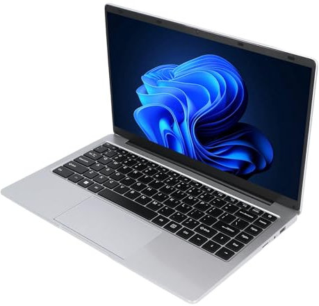 Plyisty Laptop de Negocios de 14 Pulgadas con CPU para 11 Pro 8GB 256 GB SSD Computadora para Trabajadores de Oficina o Estudiantes (Enchufe de la UE)