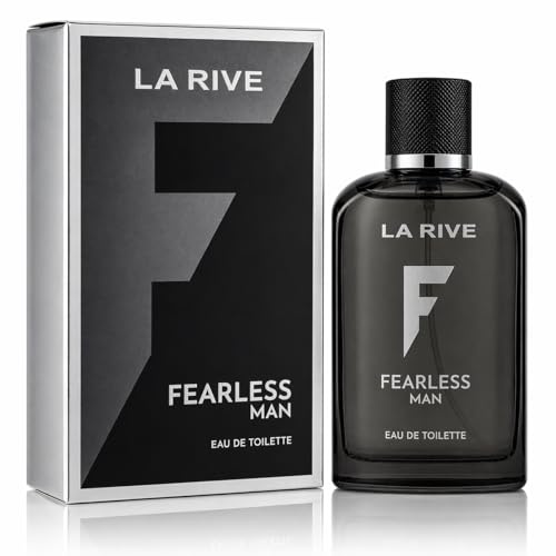 LA RIVE Fearless Man Eau de Toilette Herren 100ml – Frischer & Würziger Männer Duft mit Bergamotte, Lavendel & Moschus – Lang anhaltendes Parfum