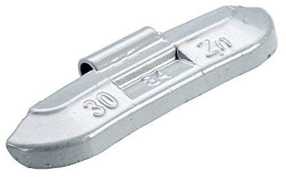 PERFECT EQUIPMENT 3184-0302-151 Wuchtgewichte Stahlfelgen 30g | 100x Schlaggewichte Silber beschichtet, Auswuchtgewichte Stahlfelgen Schlaggewicht Stahl