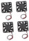KESOTO 4 Pièces 12v 2pin 40mm Mini 4 Cm Ventilateur Silencieux Ordinateur Refroidisseur Ventilateur De Refroidissement Pc - 40mm