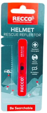 RECCO/Rettungs-Reflektor/für HELME universal/ROT