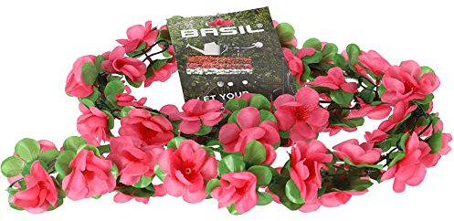 Basil. Blumengirlande Fuchsia Länge ca. 130 cm Fahrrad