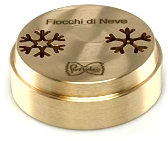 Pastidea – Matrize Bronze Schneeflocke kompatibel mit Kenwood Pasta fresca oder mit Adapter auch in anderen Nudelmaschinen