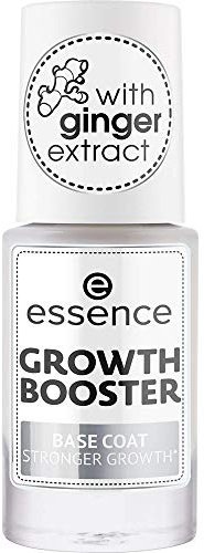essence GROWTH BOOSTER BASE COAT STRONGER GROWTH, Nail Care, Nagelpflege, transparent, wachstumsfördernd, transluzent, ohne Aceton, vegan, ohne Konservierungsstoffe (8ml)