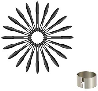 GAOMON 20 Pack Nibs for PD1161/PD1220/PD1320/ PD1561 /PD156 PRO/ PD2200/S620/S630/S830/M10KPRO/M106KPRO/M1220/M1230-M120-M120-M1230-M10 for Digital Pen ArtPaint AP50 & AP32