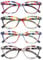 HEEYYOK Reading Glasses Women,Colorful Ladies Readers Glasses,Flexible Spring Hinge,4 Pack Lightweight Eyeglasses for Womens +0.75