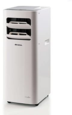 Ariete 9020 Polar 8, tragbares Klimagerät, 8500 btu, 3 Betriebsmodi, R290, Geräuschpegel 65 dba, digitales Bedienfeld, inklusive Fernbedienung, weiß
