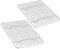Joyfair Cooling Racks for Baking, 100% Stainless Steel BBQ Grill Set of 2, Mini Wire Rack Set Fit Baking Tray & Toaster Oven, Suitable for Cooking, Roasting, Grilling, Drying, Dishwasher Safe