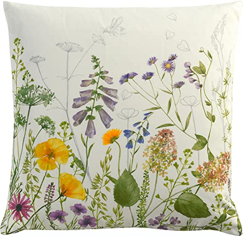 Sander Kissenhülle Sophia Streublumen Frühling 45 x 45cm Artikel 48487 Fb. 40 65% Baumwolle bunt Sommerblumen Blüten