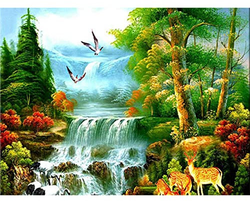 5D DIY Diamond Painting Kits Baumvogel Voll Bohren Strass Kristall Diamant Malerei Kinder Erwachsene Kreuzstich Stickerei Anzahl Mosaik Für Home Wall Dekoration Handwerk Square Drill 50x70cm AAB16591