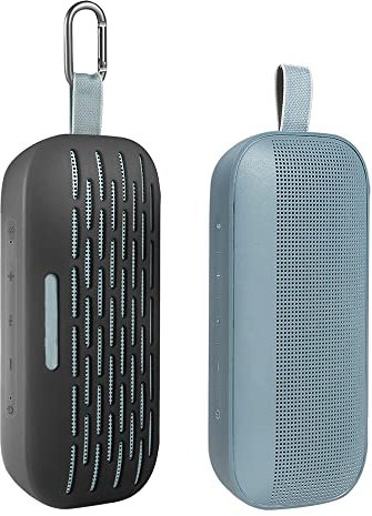 ZLiT Silicone Cover for Bose SoundLink Flex Speaker,Travel Portable Protect Pouch Silicone Case Cover for Bose SoundLink Flex Bluetooth Speaker(Black)