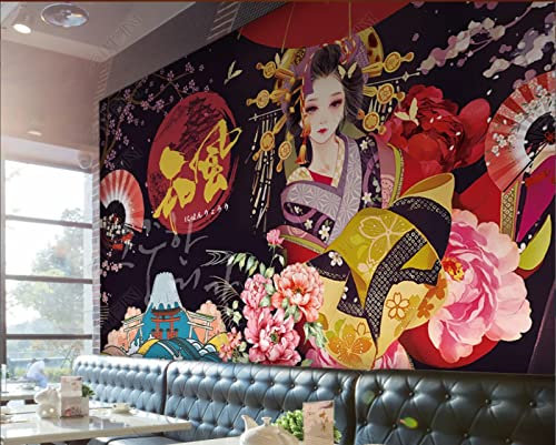 SHINERING Benutzerdefinierte 3D-Tapete, japanische Küche, Sushi-Restaurant, japanische Küche, Schönheit, japanisches Essen, Werkzeugausstattung, Hintergrundwand, 150 cm (L) × 105 cm (H)