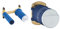 GROHE Rapido EHM - Einhand-Unterputz-Universal-Einbaukörper (für 2-Loch-Waschtischbatterien, mit Temperaturbegrenzer, DN15), 23571000, Grau & Rainshower - Unterputz-Einbaukörper, 26484000