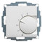 Ritzer Raumthermostat für Busch-Jaeger Balance SI, Gira System 55, Berker S1 B.3 B.7, Merten System M und Jung A & AS, Fußbodenheizung, 230V, alpinweiß (Busch-Jaeger Balance SI)