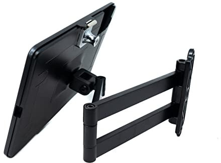 System-S Wandhalterung 360° Ständer abschließbar für iPad 10 Pro 11 Air 4 5 in Schwarz