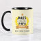 Wanapix | Tasse Personnalisée Fête des Pères | Tasse à Café Personnalisable | Céramique Mug Fete des Pères | cadeaux papa | Va au micro-ondes | Noir - Le meilleur papa du monde