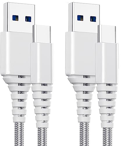 USB Typ C Kabel,2-Stück 2M 3M Ladekabel für Xiaomi Redmi Note 10 9 8 Pro 10S 9S 7 8T,Mi 11T 11 10T Lite Pro NE,Poco X3 Pro/F3 M3 F2,Huawei P20 P30,Gigaset GS4,3A Typ C Schnellladekabel und Datenkabel