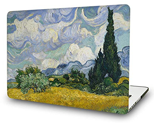 Gusumi MacBook Pro 13 Case 2023 2022 2021-2016 M2 M1 A2338 A2289 A2251 A2159 A1989 A1706 A1708 with/without Touch Bar, Protective Plastic Hard Shell Case Cover, Van Gogh's Paintings