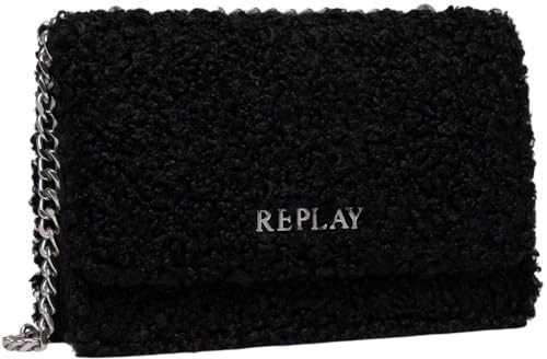 Replay Damen Schultertasche aus Kunstfell