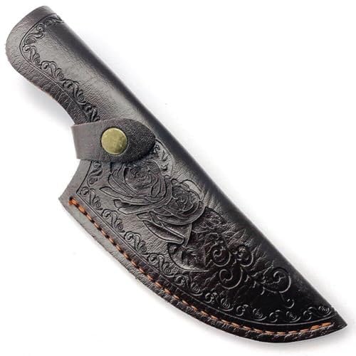 Pu Leather Knife Sheath Knives Leather Holder Sheaths Scabbard Pouch Bag for Leisure and Kitchen Edc Camping Outdoor Tool