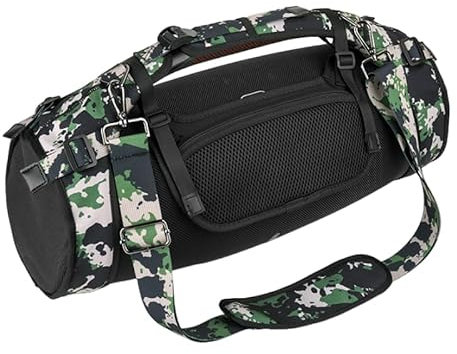 BeisDirect Sling Lautsprechertasche Abdeckung für JBL Boombox 3 Tragbarer Bluetooth-Lautsprecher, Reise-Tragegurt mit abnehmbarem Schultergurt für JBL Boombox3 Zubehör (Tarnung)