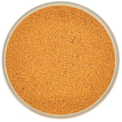 Sable coloré orange pour décorations 370 g, sable coloré pour vases en verre, rite du sable, fin 0,2-0,6 mm, idéal pour vos idées décoratives