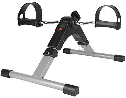 Mini Heimtrainer, Arm- und Beintrainer, Pedaltrainer, Klappbar, für Büro, Zuhause, Senioren Radtrainer