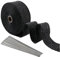 Hitzeschutzband, Hitzeschutzband Auspuff, Auspuffband Krümmerband, Hitzeschutzband Basaltfaser, Hitzeschutz Auspuff Bandage 5M, für Auspuffkrümmer von Motorrädern, mit 10 Stück Kabelbinder, Schwarz