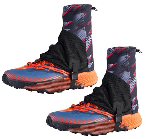 MOONDAME Trail Gamaschen Niedrige Knöchelgamaschen Schuhe Stiefelüberzug Atmungsaktiv Schützende Schuhabdeckung Für Radfahren Wandern Outdoor Sportarten
