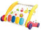 Baby Laufauto mit Spielmatte Und Klavier, Interaktive Schiebe Und Liegeoption, Kaninchen Rot