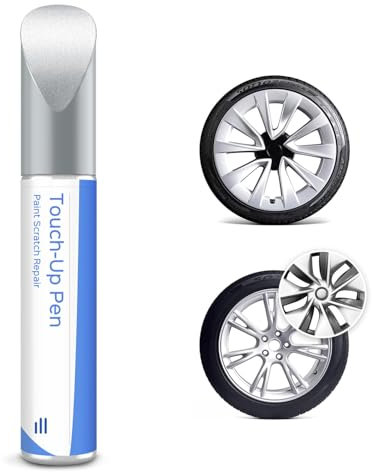 Starlight Silber Tesla Felgen Lackstift- DIY Felgen Reparatur für Model 3 19 Zoll/Model Y19 Zoll
