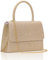 Larcenciel Clutch Gold, Glitzer Pailletten Damenhandtasche mit Abnehmbarer Kette, Elegant Abendtasche, Henkel Umhängetasche, Mode Crossbody Schultertaschen für Hochzeit, Party, Bankett, 20x13x5CM