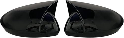 ATTLGR 1 Paar Auto Spiegelkappen für Renault Megane 4 MK4 2016-2020,Seite Flügel Rückspiegel Abdeckung,Links Rechts Tür Außenspiegelkappe Gehäuse Ersetzen Zubehör