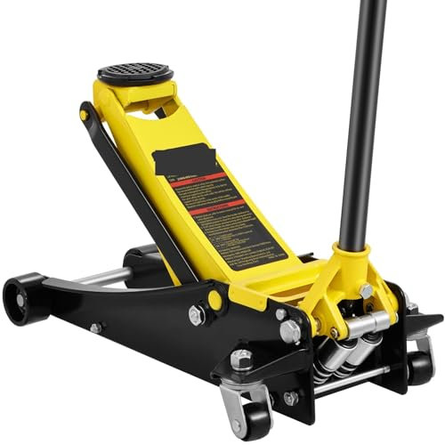 Wagenheber Auto, Wagenheber, 2,5–4 Tonnen, Wagenheber, Hochleistungs-Rennwagenheber aus Stahl mit Doppelkolben, Schnellhubpumpe, Reifenwechsel-Hebereparaturwerkzeug(2.5T)