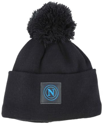 Enzo Castellano SSC NAPOLI Unisex 123466 Beanie-Mütze, blau, One Size