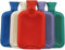 Pack of 4 Hot Water Bottles – 1L Natural Rubber, Ribbed for Pain Relief, Leakproof & Secure (Assorted Colours)