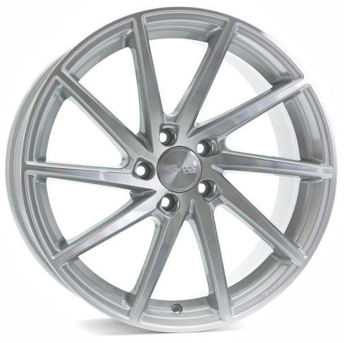 Brock B37 kristallsilber front-poliert 9x20 ET48 5.00x108 Hub Hole 63.40 mm - Alu felgen