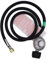 CSA-zertifizierter Niederdruck-Propanregler und Schlauch QCC1 Anschlussset für LP/LPG-Gasgrill, 2 m