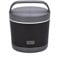 Polar Gear Insulated Microwave Bowl – Double Layer Soup & Food Container with Spoon & Fork – for Work, School & Travelling – Black/Grey, 500ml
