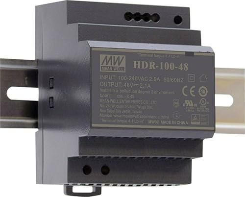 Mean Well HDR-100-12N Hutschienen-home charger (DIN-Rail) 12 V/DC 7.5A 90W Anzahl Ausgänge:1 x Inhalt 1