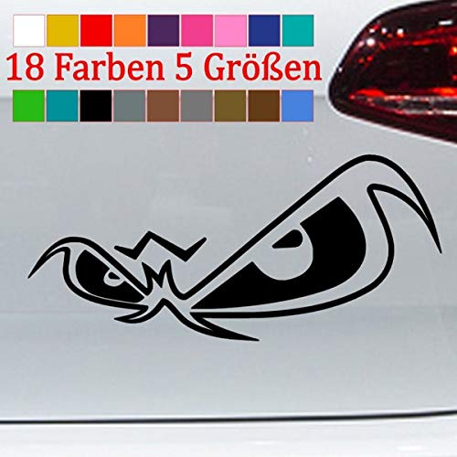 generisch Böser Blick Autoaufkleber Aufkleber Sticker Decal JDM Golf Tuning Augen 5 Größen
