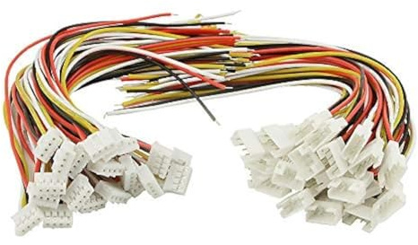 BGTXINGI 40Pcs(20Pairs) JST PH 2.0mm 4PIN Female Male Connection Plug with 15cm Terminal Connector Wire Cable for LED Light Strip 5.9’’